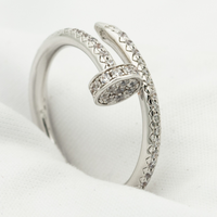 [Aethel jewelry]JUSTE RING 1.8MM SILVER DIAMONDS