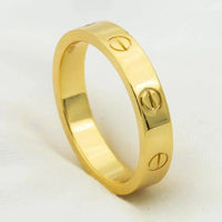 [Aethel jewelry]LOVE RING 4MM 1 DIAMOND GOLD