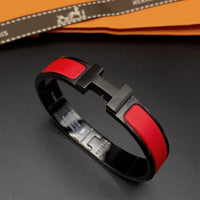 [Aethel jewelry]CLIC HM SO BLACK RED BRACELET