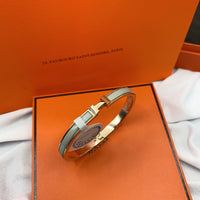 [Aethel jewelry]CLASSIC HM CLIC GREEN 8MM ENAMEL BRACELET