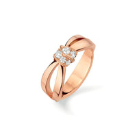 [Aethel jewelry]LIENS RING PINK GOLD DIAMOND
