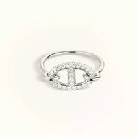 [Aethel jewelry]RONDE SMALL SILVER DIAMOND RING