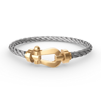 [Aethel jewelry]FORCE LARGE HORSESHOE NO DIAMOND BRACELET GOLD
