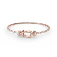 [Aethel jewelry]FORCE  HORSESHOE  DIAMOND TENNIS BRACELET