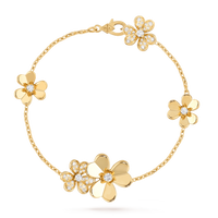 [Aethel jewelry]FRIVOLE GOLD 5 FLOWERS BRACELET