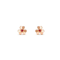 [Aethel jewelry]FRIVOLE  FLOWER PINK EARRINGS