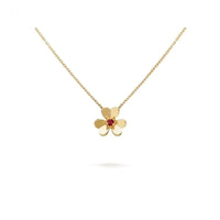 [Aethel jewelry]FRIVOLE GOLD FLOWER NECKLACE