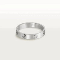 [Aethel jewelry]LOVE RING 4MM 1 DIAMOND SILVER